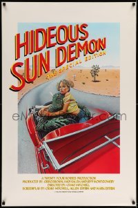 5r962 WHAT'S UP HIDEOUS SUN DEMON 1sh '83 wacky sci-fi horror spoof starring Clarke's son