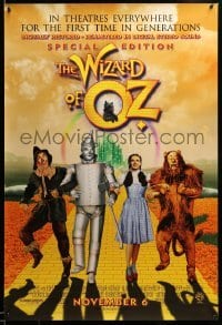 5r973 WIZARD OF OZ advance DS 1sh R98 Victor Fleming, Judy Garland all-time classic!