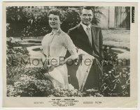 5s044 AFFAIR TO REMEMBER 8x10.25 still '57 great image of Cary Grant & Deborah Kerr in garden!