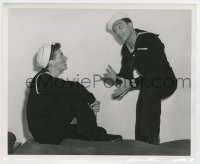 5s055 ANCHORS AWEIGH 8.25x10 still '45 sailor Gene Kelly tells Frank Sinatra how to sell a song!