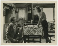 5s060 ANNA CHRISTIE 8x10.25 still '30 Charles Bickford asks Greta Garbo if she made scarf for him!
