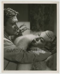 5s080 BAD & THE BEAUTIFUL 8.25x10 still '53 Kirk Douglas grabs sexy Lana Turner by her hair!