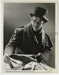 5s113 BODY SNATCHER 8x10.25 still '45 Boris Karloff in top hat grinning at corpse under sheet!