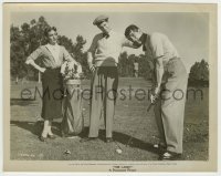 5s130 CADDY 8x10.25 still '53 screwballs Dean Martin & Jerry Lewis on golf course with Donna Reed!