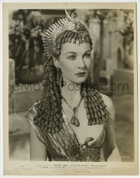 5s131 CAESAR & CLEOPATRA 8x10.25 still '46 best c/u of sexy Vivien Leigh as Queen of the Nile!