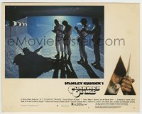 5s005 CLOCKWORK ORANGE 8x10 mini LC #3 '72 Kubrick classic, Malcolm McDowell & droogs under bridge