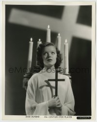 5s219 DIXIE DUNBAR 8x10.25 still '30s wonderful angelic Easter portrait with cross by Gene Kornman!