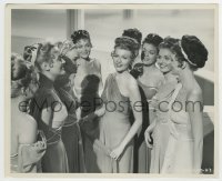 5s236 DOWN TO EARTH 8.25x10 still '46 sexy Rita Hayworth & her sister muses by Ned Scott!