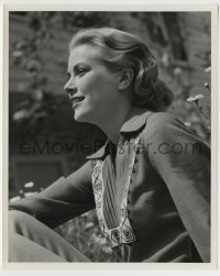 5s333 GRACE KELLY 8.25x10 still '50s smiling profile c/u of the beautiful leading lady at MGM!