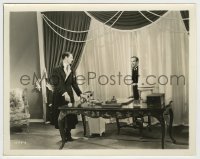 5s452 LADIES SHOULD LISTEN 8x10.25 still '34 Cary Grant laughs at Charles Ray behind curtains!