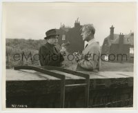 5s461 LADYKILLERS 8.25x10 still '56 great image of Herbert Lom handing gun to Alec Guinness!