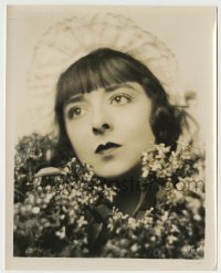 5s483 LILAC TIME 8x10 still '28 super cloe up of pretty Colleen Moore with flowers & hat!