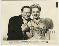 5s485 LILLIAN RUSSELL 8x10.25 still '40 great smiling portrait of sexy Alice Faye & Edward Arnold!