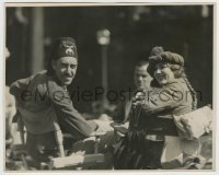 5s488 LITTLE ANNIE ROONEY candid deluxe 8x10 still '25 Mary Pickford smiling on set by K.O. Rahmn!