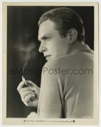 5s489 LITTLE CAESAR 8x10.25 still '30 great close up of Douglas Fairbanks Jr. with cigarette!