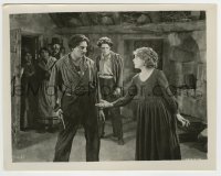 5s511 LOVE LIGHT 8x10.25 still '21 Mary Pickford pleads with guy holding gun in her home!