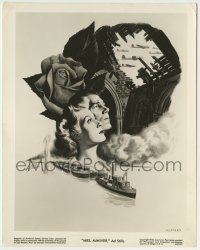 5s585 MRS. MINIVER 8.25x10.25 still '42 great Hy Rubin art of Greer Garson & Walter Pidgeon!