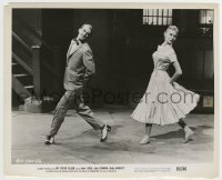 5s595 MY SISTER EILEEN 8.25x10 still '55 Bob Fosse & Janet Leigh dancing with hands behind back!