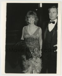 5s757 ROBERT WAGNER/JILL ST. JOHN 8x10 news photo '82 at Frank Sinatra's opening night in L.A.!
