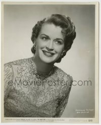 5s768 ROSEMARY DECAMP 8x9.75 still '52 great smiling portrait in beaded dress from Scandal Sheet!