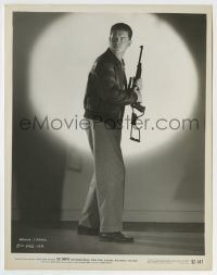 5s803 SNIPER 8x10.25 still '52 great full-length portrait of killer Arthur Franz with gun!