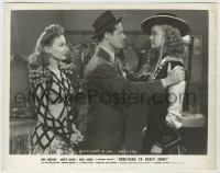 5s809 SOMETHING TO SHOUT ABOUT 8x10.25 still '43 Don Ameche between Janet Blair & Cobina Wright Jr