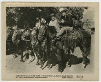 5s824 STAR OF TEXAS 8x10 still '54 Texas Ranger Wayne Morris & other cowboys lined up on horses!