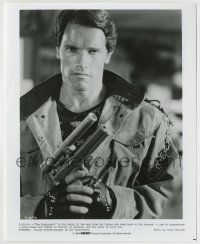 5s863 TERMINATOR 8x10 still '84 best close up of cyborg Arnold Schwarzenegger with gun!