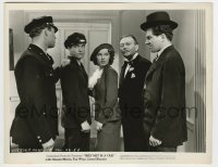 5s868 THEY MET IN A TAXI 8x10.25 still '36 Ward Bond arrests Chester Morris & beautiful Fay Wray!