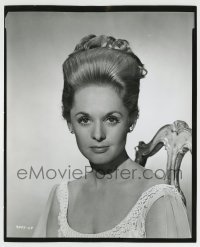 5s879 TIPPI HEDREN 8.25x10 still '64 seated head & shoulders portrait from Hitchcock's Marnie!