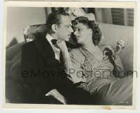 5s910 TWO-FACED WOMAN 8x10 still '41 close up of Greta Garbo seducing Melvyn Douglas on couch!