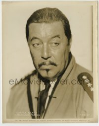 5s945 WARNER OLAND 8x10.25 still '34 portrait of the Swedish actor in full Charlie Chan makeup!