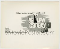 5s979 YELLOW CANARY 8.25x10 still '63 Barbara Eden, Pat Boone, great art used on the 24-sheet!