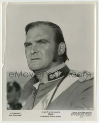 5s999 ZULU 8x10.25 still '64 great head & shoulders portrait of Stanley Baker in uniform!
