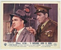 5s002 3 SAILORS & A GIRL color English FOH LC '54 Burt Lancaster in uncredited funny cameo w/Levene