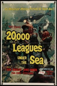 5t012 20,000 LEAGUES UNDER THE SEA style A 1sh R63 Jules Verne classic, art of deep sea divers!