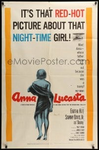 5t042 ANNA LUCASTA 1sh '59 red-hot night-time girl Eartha Kitt, Sammy Davis