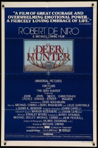 5t227 DEER HUNTER 1sh '78 directed by Michael Cimino, Robert De Niro, Christopher Walken!