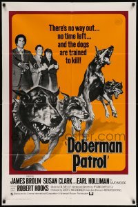 5t248 DOBERMAN PATROL int'l 1sh '73 James Brolin, Susan Clark, killer Doberman Pincer dogs!