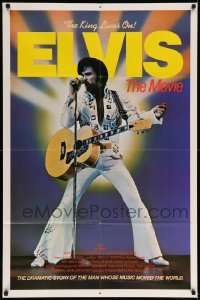 5t265 ELVIS style C int'l 1sh '79 Kurt Russell as Presley, directed by John Carpenter, rock & roll!