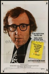 5t279 EVERYTHING YOU ALWAYS WANTED TO KNOW ABOUT SEX style A 1sh '72 Woody Allen directed!