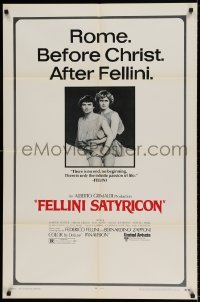 5t295 FELLINI SATYRICON 1sh '70 Federico's Italian cult classic, Rome before Christ!