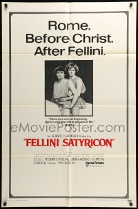 5t296 FELLINI SATYRICON int'l 1sh '70 Federico's Italian cult classic, Rome before Christ!