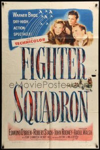 5t301 FIGHTER SQUADRON 1sh '48 Edmond O'Brien, Robert Stack, sky-high action spectacle!
