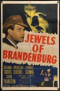 5t468 JEWELS OF BRANDENBURG 1sh '47 Richard Travis has to stop a gang from reviving the Nazi party