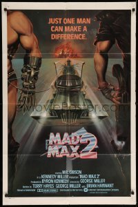 5t538 MAD MAX 2: THE ROAD WARRIOR int'l 1sh '82 Mel Gibson returns as Mad Max, art by Obrero!