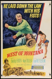 5t543 MAIL ORDER BRIDE int'l 1sh '64 Buddy Ebsen, Keir Dullea, West of Montana, wacky campaign!