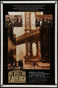 5t638 ONCE UPON A TIME IN AMERICA 1sh '84 De Niro, James Woods, Sergio Leone, many images!