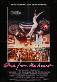 5t642 ONE FROM THE HEART int'l 1sh '82 blue art style, Francis Ford Coppola, Raul Julia, Kinski!