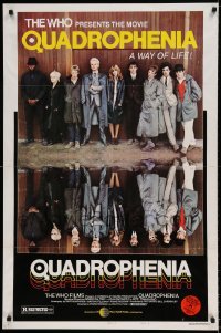 5t701 QUADROPHENIA style B 1sh '79 The Who, great image of Sting, English rock & roll!